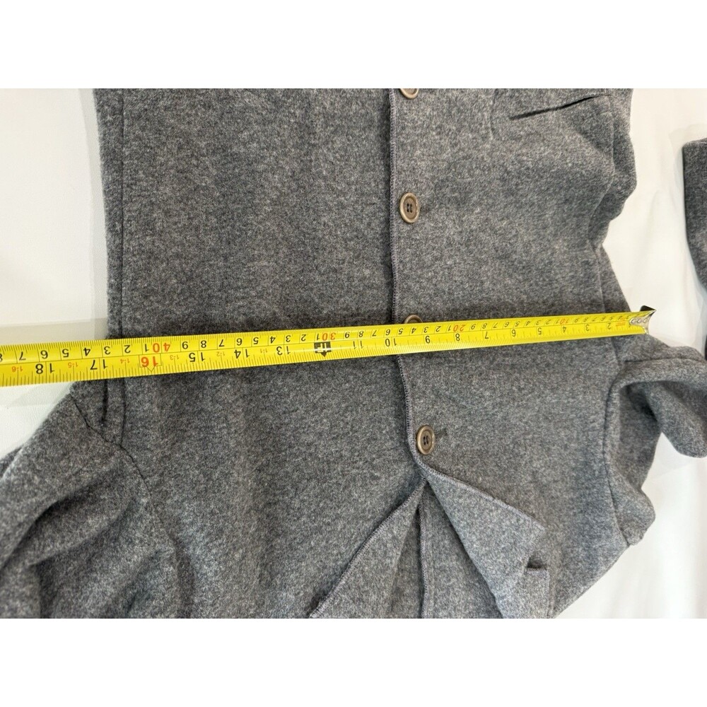 VTG Miu Miu Wool Casual Blazer Gray Sz 42 Jacket Italy Minimalist *READ! - Picture 8 of 14